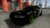Nissan Skyline R32 Drift Monster Energy Falken