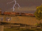 Turkish Freight Train with Reverse Cab
