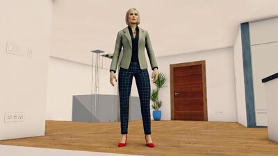 GTA 5 Casino Update Agatha Baker Skin With Normal Map