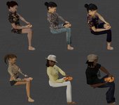 GTA SA Barefeet Skin Pack 6