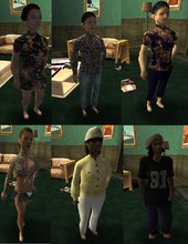GTA SA Barefeet Skin Pack 6