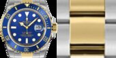 Rolex Submariner Two-Tone 126613LB for Mobile