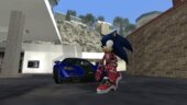Super Smash Bros Brawl Custom Brawlified Racing Suit Sonic SA2