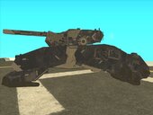 Battle Gear (with bluish-gray camo) from Metal Gear Solid V: The Phantom Pain
