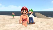Super Mario Odyssey Mario Swimwear skin mod