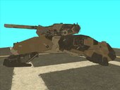Battle Gear (with Splitter camo) from Metal Gear Solid V: The Phantom Pain