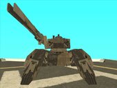 Battle Gear (with Splitter camo) from Metal Gear Solid V: The Phantom Pain