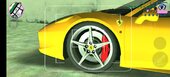 Ferrari 458 Spider For VC Mobile