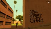 Real LA Gang Graffiti Spray can Tags (Blood vs Crip)