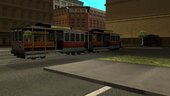 Parked Trams at San Fierro Depot