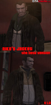 Beta and Real Leather Jacket For Niko