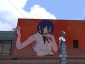 Mural Reze Chainsaw Man