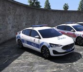 2025 Ford Focus Sedan Turkish Police (Asayiş Polis)