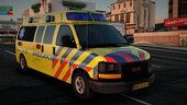 GMC SAvana ambulance dutch 