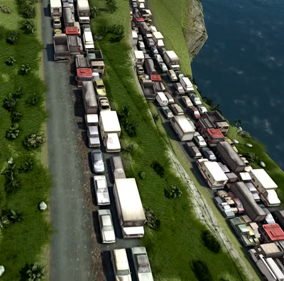 Lot Of Traffic DYOM Objetc