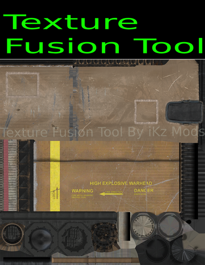 TEXTURE FUSION TOOL V2.4 - COMBINE PBR MAPS TO 1 TEXTURE