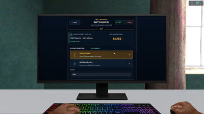 Interactive Gaming PC, Desk & Chair Setup