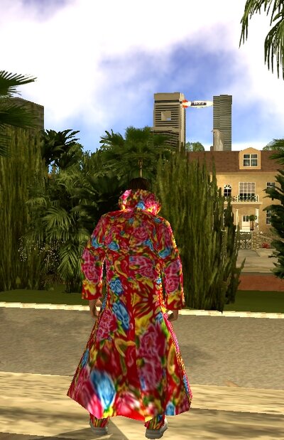 Tommy With Peacock Pattern Blanket T-Shirt for Mobile
