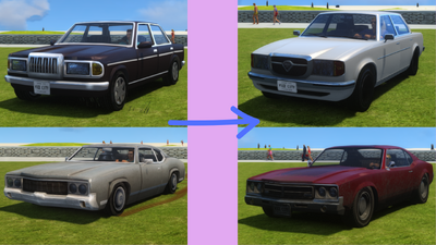 80s Cars Pack Vice City