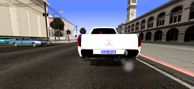 Mitsubishi Triton Traffic Police Vietnam V2 For Mobile