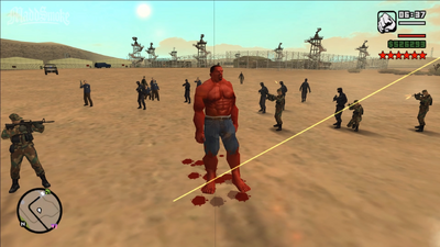 Hulk Color Pack for GTA San Andreas
