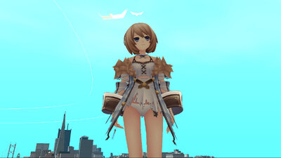Blanc Torn + Tornless [Hyperdimension Neptunia U: Action Unleashed]