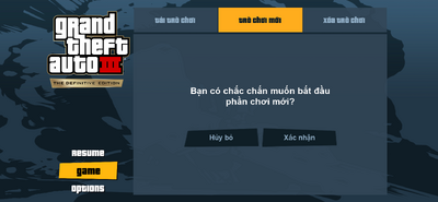 Vietnamese Language GTA III D.E For Mobile