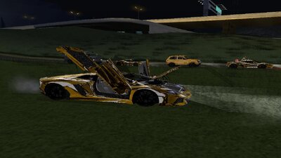 Lamborghini Aventador LP700-4 Gold Chrome Baku Luxury