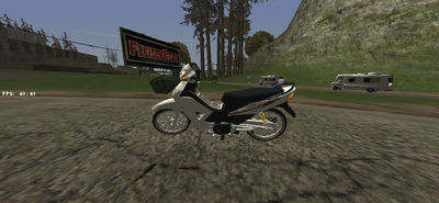 Wave 50cc White for Mobile
