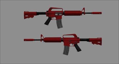 XM177E2 with Skins Pack