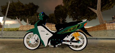 Wave 110 Xanh Đen For Mobile
