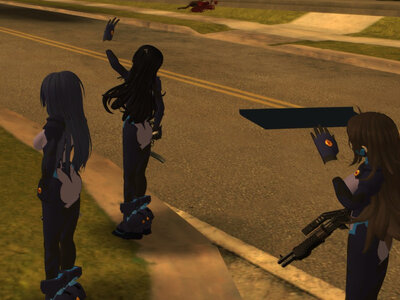 Anime Suit Girl Ped 1.4