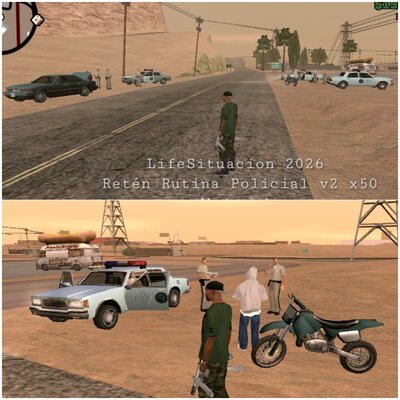 RETÉN RUTINA POLICIAL V2.0 LIFESITUACION for ANDROID 2026